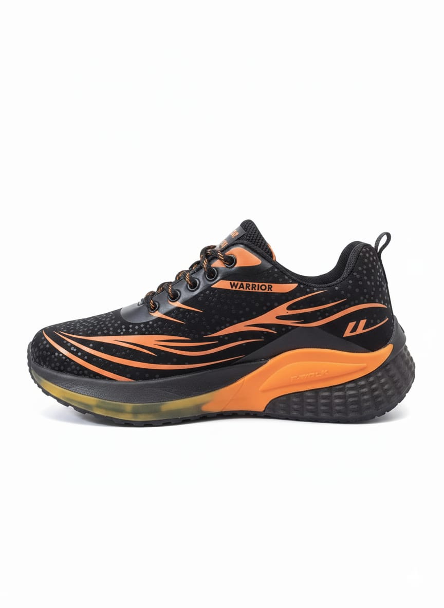 Primesole Shoes  – Adaptive Comfort & Modern Design Luxury Athletic Shoes for Men in orange  – Cushioned & Durabl